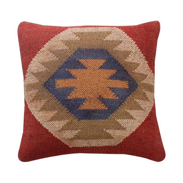 Set Of 2 Hand Woven Kilim Cushion Cover 18X18 Indian Home Decor vintage 8020 