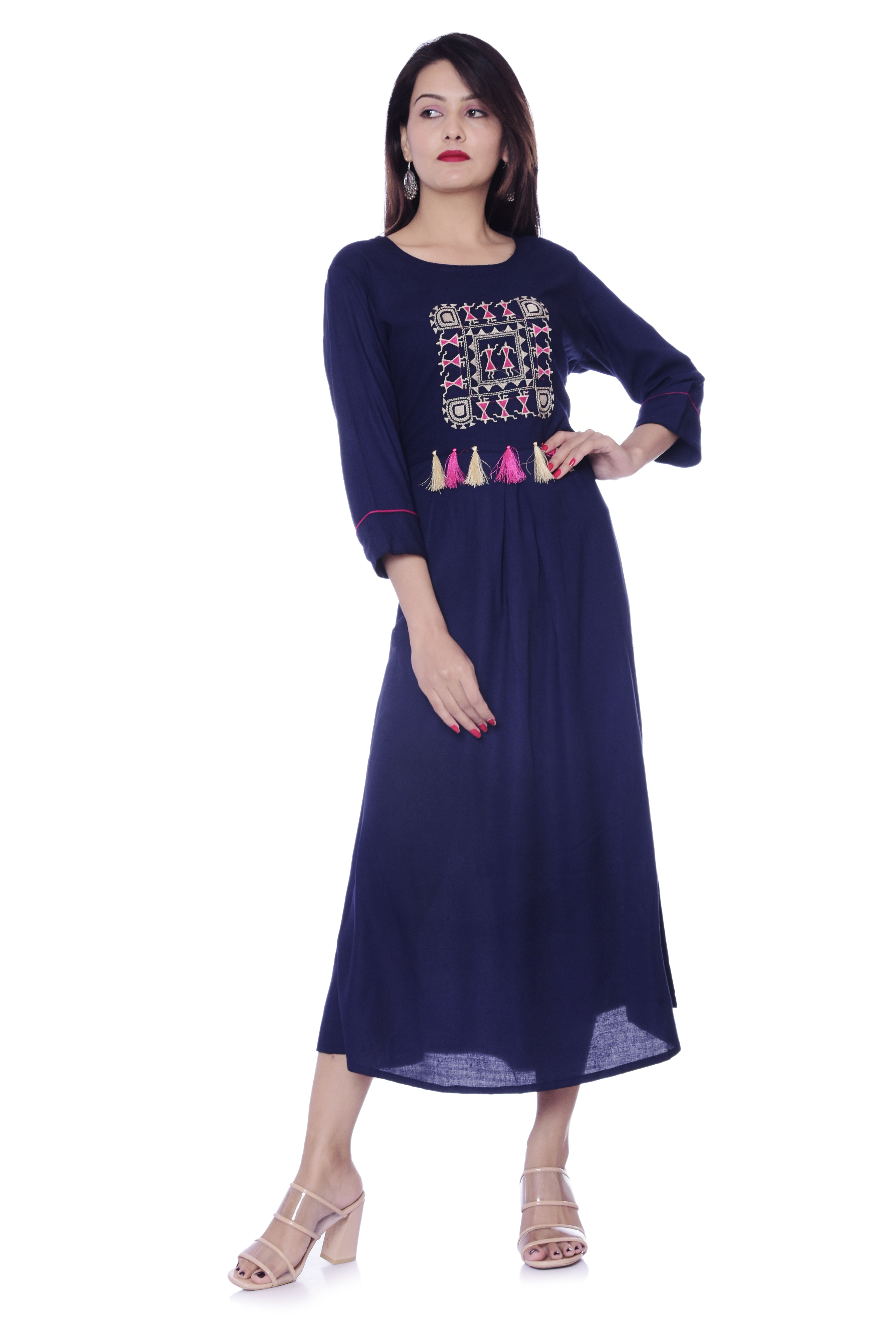 Modern Dresses Done In Traditional fabrics And Ethnic Prints | Threads -  WeRIndia | Casual frocks, Ikat dress, Indian fashion dresses